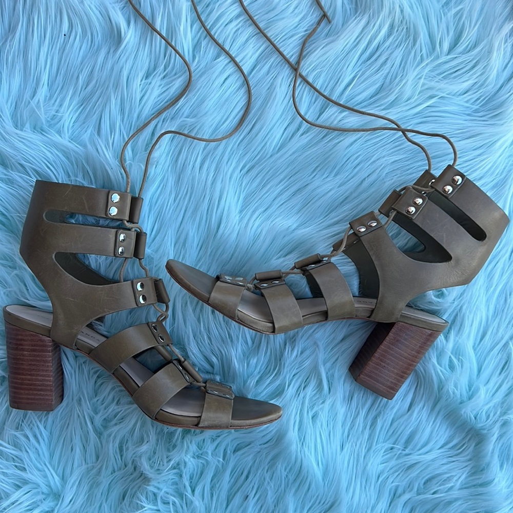FINAL PRICE!! ⬇️📉 Loeffler Randall Lace Up Sandal Heels - Size 8.5
